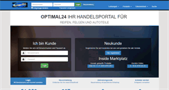 Desktop Screenshot of optimal24.de